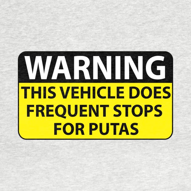 Warning funny Mexican bumper sticker by Estudio3e